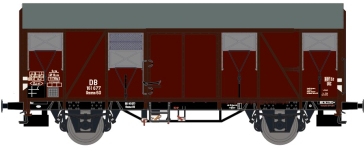 Exact-Train EX21000 - H0 - Gedeckter Güterwagen, DB, Ep. III